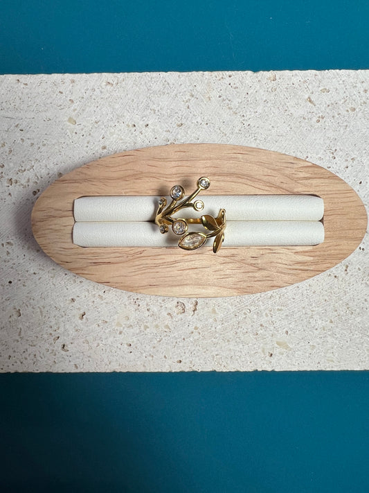 Bague Feuilles