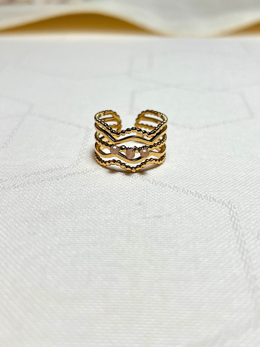 Bague pierre du soleil