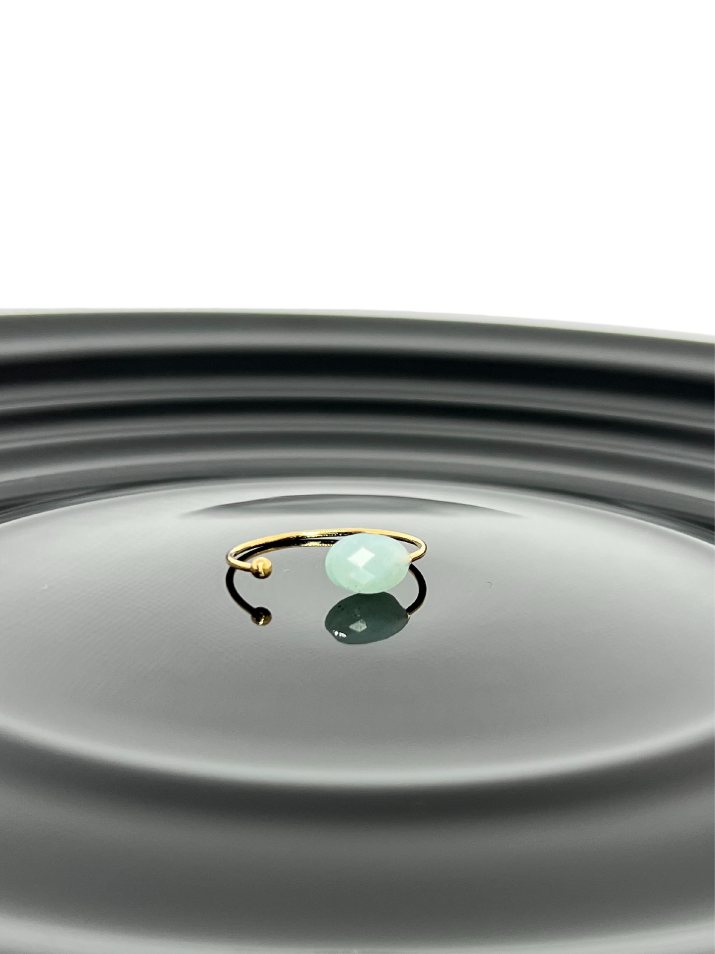 Bague fine pierre naturelle