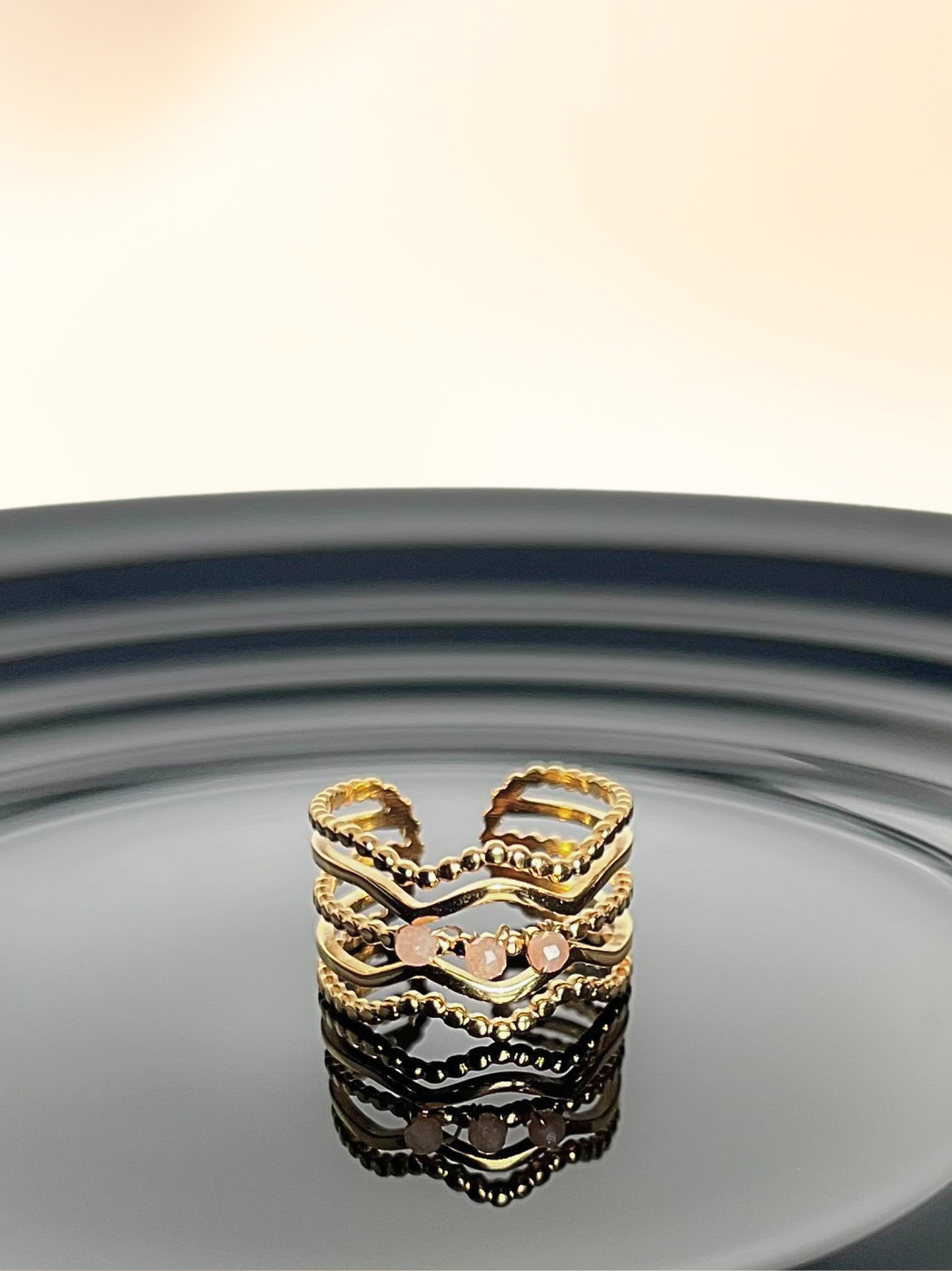 Bague pierre du soleil
