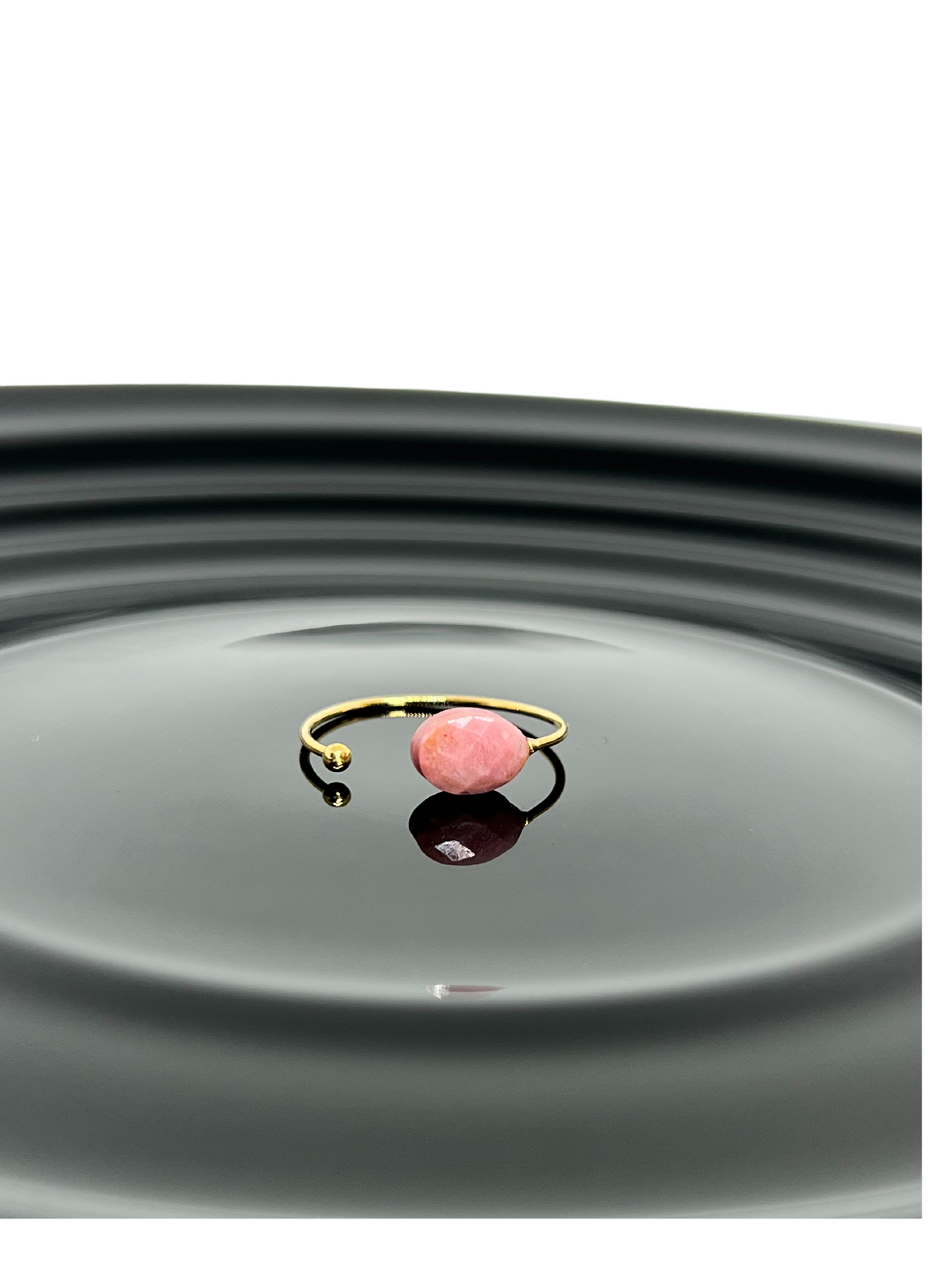 Bague fine pierre naturelle